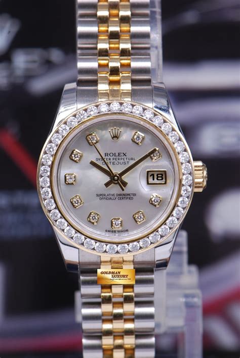 rolex oyster perpetual date ladies diamond bezel|Rolex datejust diamond bezel 36mm.